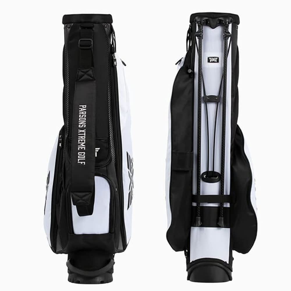 【新品】PXG Sundayキャディバッグ ホワイト・ブラック Amazon.co.jp: PXG サンデーゴルフキャリーバッグ スタンド付き