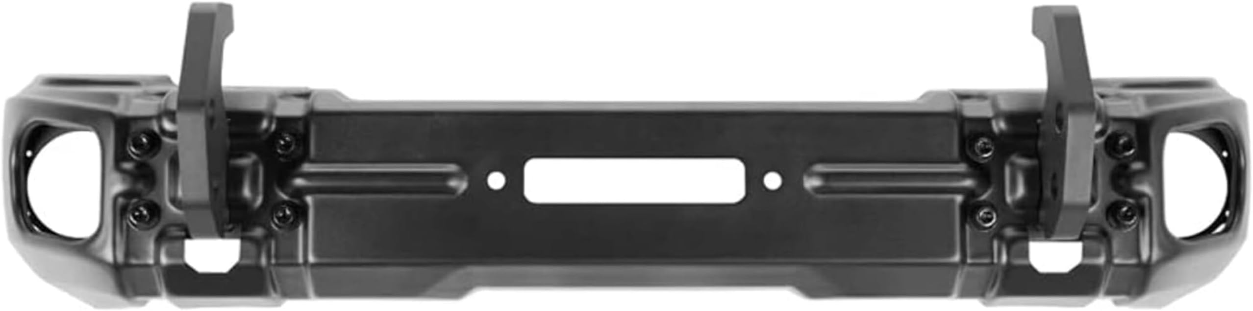 Rugged Ridge Arcus Bumper, Front for Jeep Wrangler/Gladiator | Stubby, Steel, Black | 11549.04 | Fits 2018-2025 Jeep Wrangler JL; 2020-2025 Jeep Gladiator JT