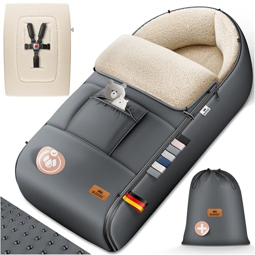 Kidiz® Babyfußsack Baby Fußsack Winterfußsack