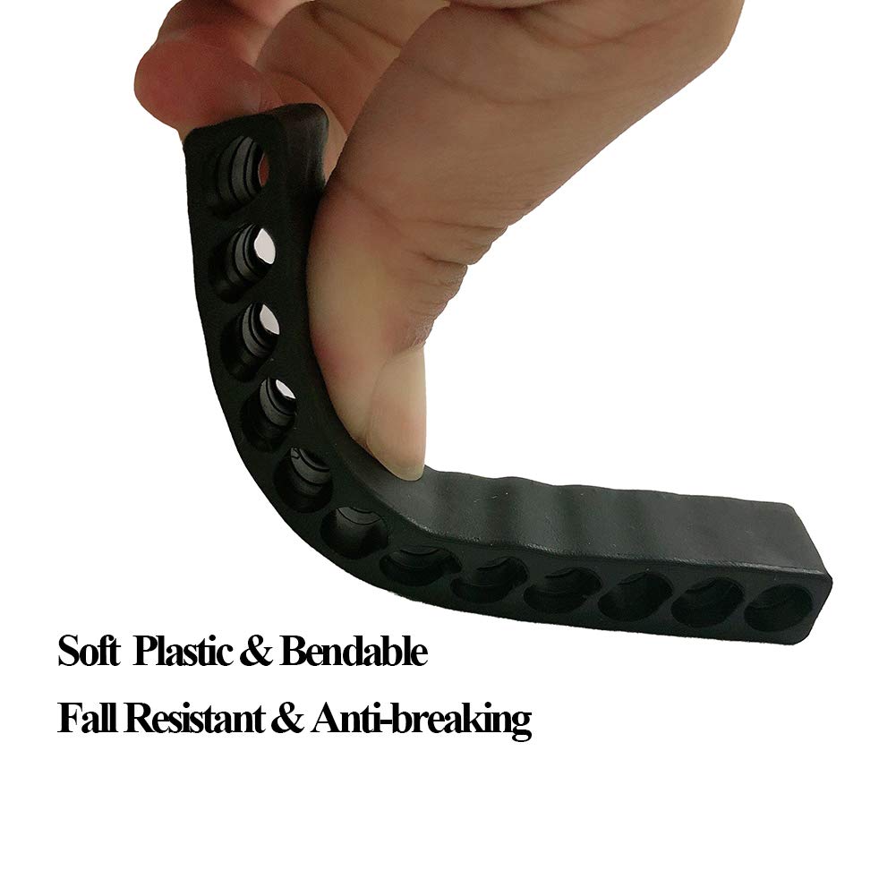 Porta Cacciavite Con 12 Fori Per Bit Esagonali - Organizzatore Da Banco Con Striscia Di Stoccaggio, 5 Pezzi - Foto 2