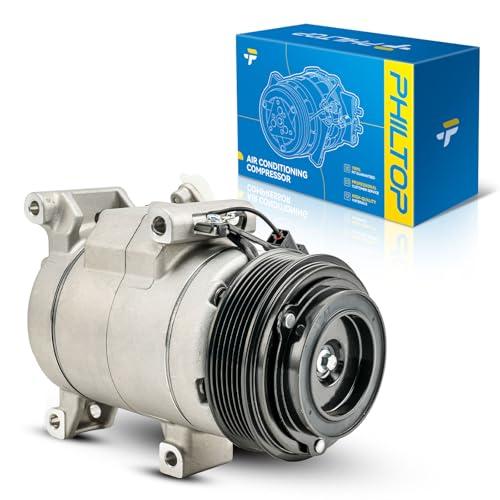 Image of PHILTOP 198331 AC Compressor with Clutch Fit for Mazda 6 2014-2021, Mazda 3 2012-2013 2.0L, 3 2014, CX-5 2019-2022 2.5T, Air Conditioning Compressor