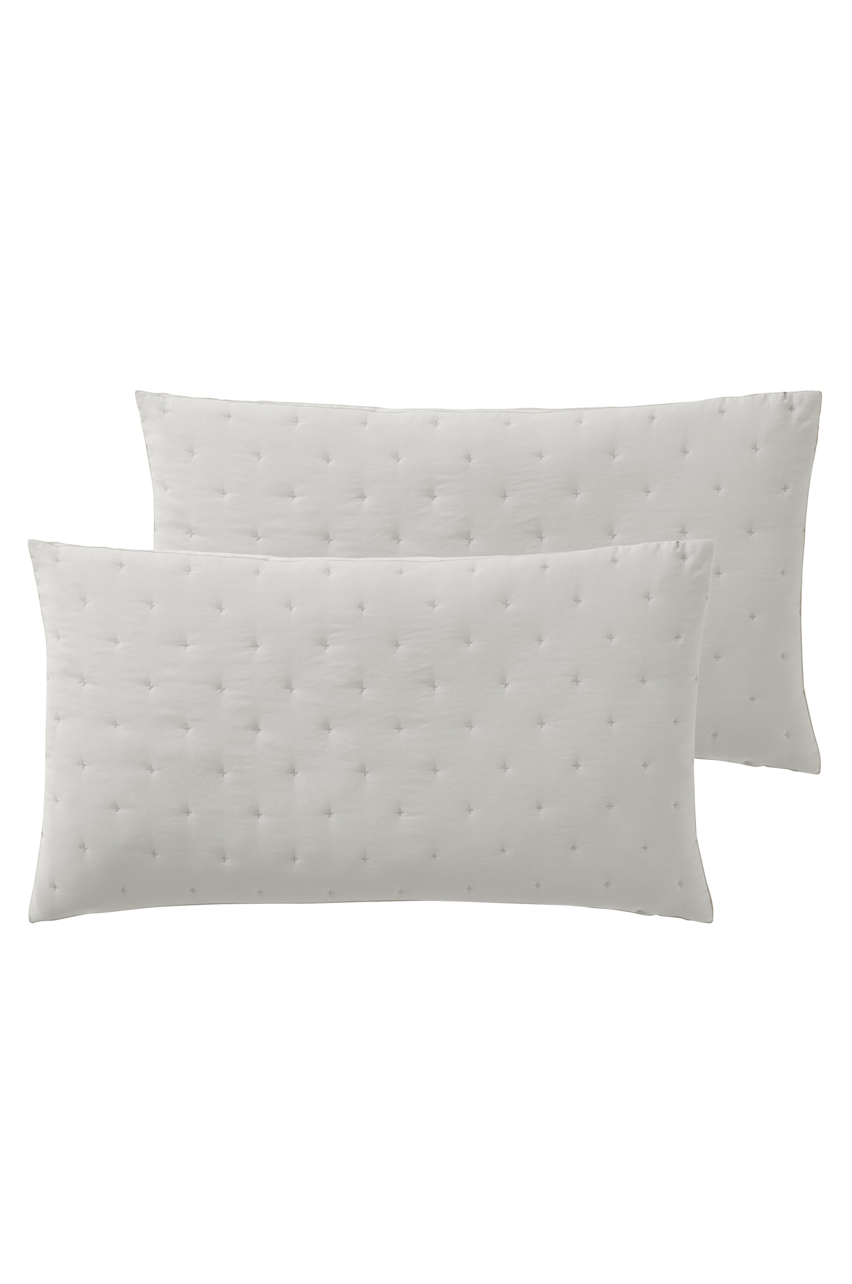 Jotex Calm Set of 2 Cushion Covers, Oeko Tex® Standard 100, Polyester, White, 90 x 50 cm