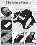 Small Hiking Backpack with 3D Sponge Backpanel, 15L Waterproof Cycling Backpack with Chest Strap & Helmet Buckle