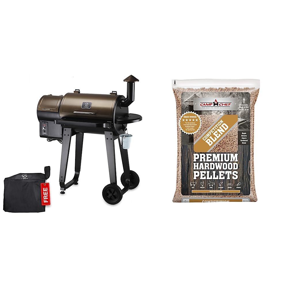 Z GRILLS ZPG450A 2023 Upgrade Wood Pellet Grill & Smoker 6 in 1 BBQ