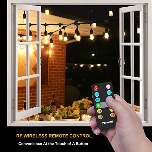 Outdoor/Indoor Dimmer, Wireless Remote Control Plug-in Dimmer Switch, 240W Power, 100FT Range, RC On/Off & Stepless Dimming (25% 50% 75% 100% Brightness Optional) for LED Dimmable String Lights - Thumbnail 3