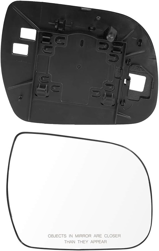 SCITOO Side View Mirror Glass Chrome Non-heated Driver Side and Passenger Side Mirror Glass Fit for 2011-2014 Sienna