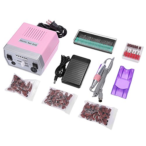 Anself Electric Nail Drill Machine Pedicure & Manicure Nail Polisher Glazing Machine Sanding Band Nail Care Set (1)