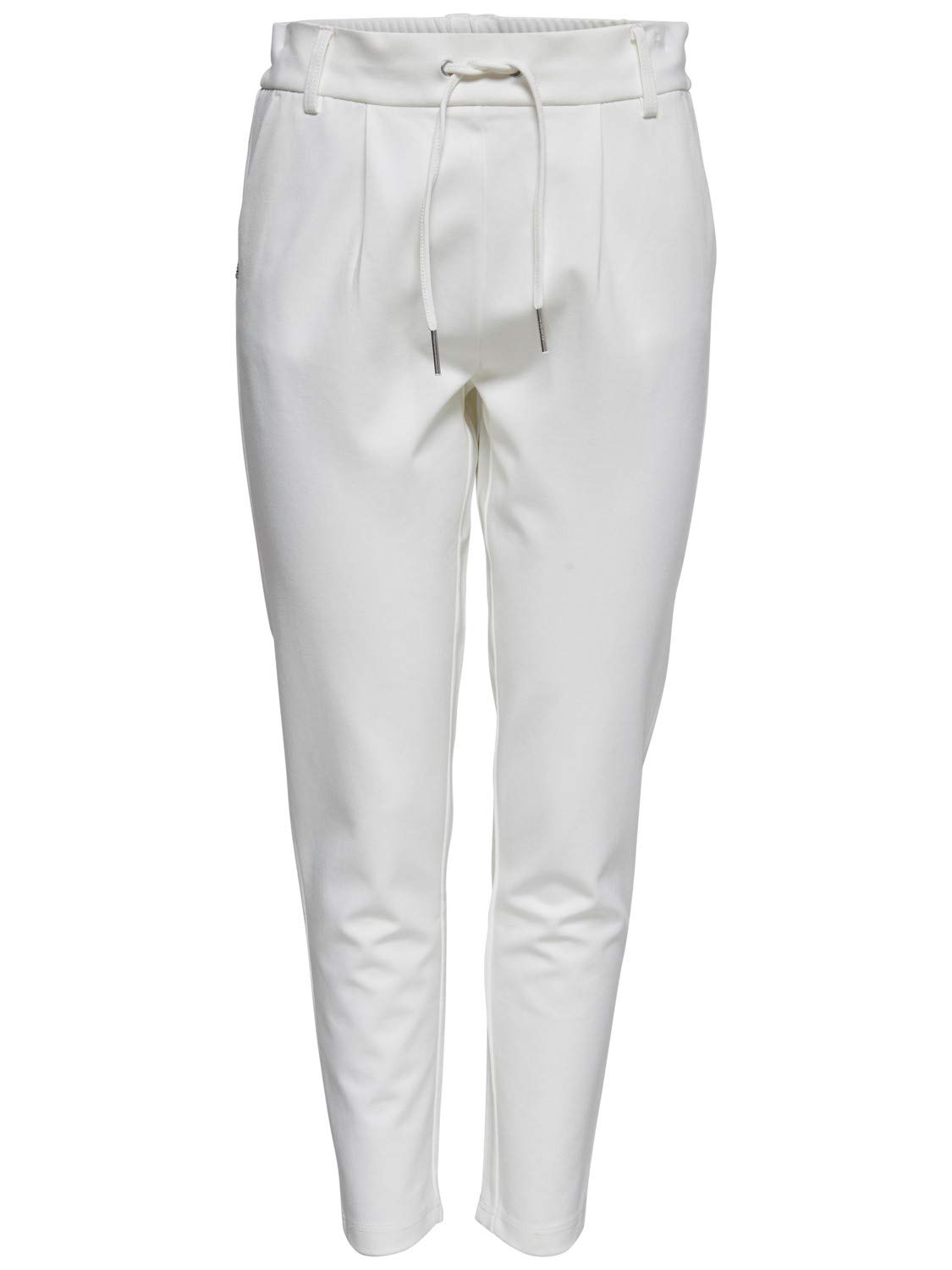 Only Women's Poptrash Trousers, White (Cloud Dancer), XL / 34L
