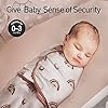 GLLQUEN BABY 3-Pack Organic Baby Swaddle Sleep Sacks for Newborn - Baby Swaddles 0-3 Months, Newborn Swaddling Sack, Rainbow & Sun, Infant Swaddle Blanket Wrap (Small/Medium) #3