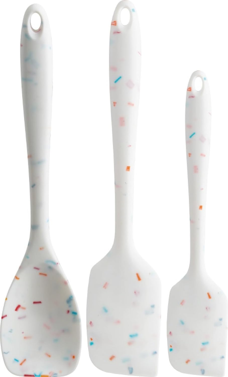 Replacement for Trudeau Confetti Patterned Silicone, Set of 3, Spatulas, 05118659