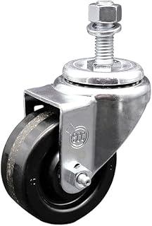 Phenolic Swivel Threaded Stem Caster w/3