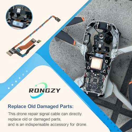 RongZy for DJI Mini 2 Ribbon Cable Replacement for DJI Mavic Mini/Mini SE/Mini 2 SE Gimbal Flex Flat 3 in 1 Cable Ribbon Cable Drone Accessories Part with Repair Tools - Image 4