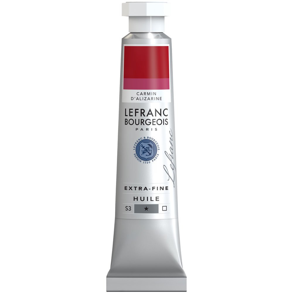 Lefranc & Bourgeois Extra Fine Lefranc Oil paints Artist Pigments, oil-based paint, Alizarin Karmin, 20 ml