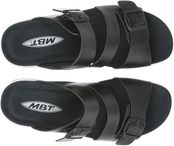 Amazon | MBT レディース ヒール オープントゥ サンダル, ピンクローズ Amazon | MBT レディース ヒール オープントゥ サンダル, ピンクローズ