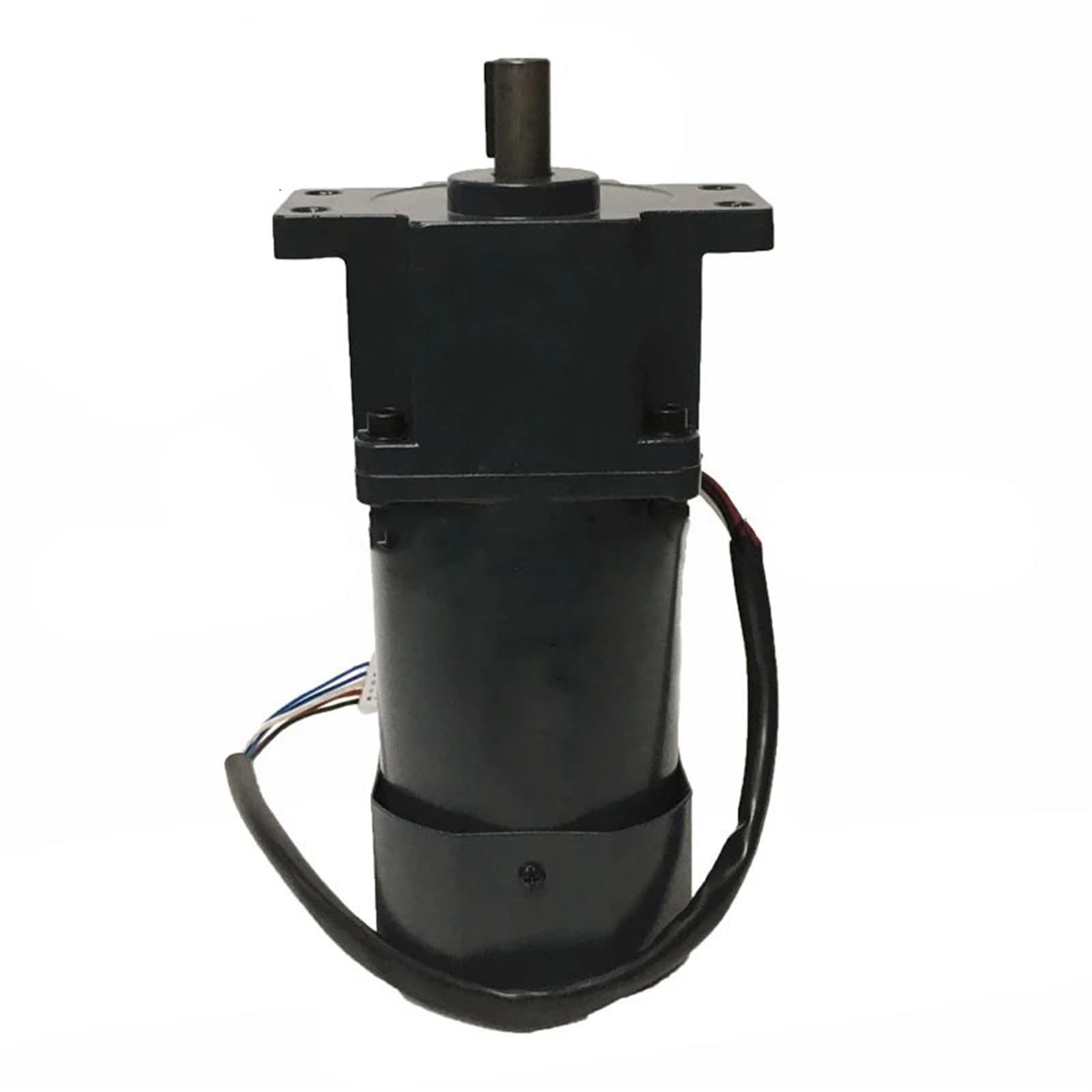 Motor Reversible de CA de 120W con marco de 90x90mm, Motor de velocidad monofásico de 220V CA con relación de 1:15, cabezal de engranaje de eje excéntrico de 15mm Reducción de par