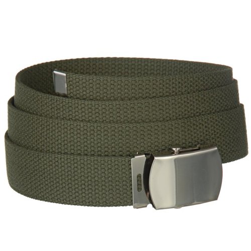 Olive One Size Canvas Military 1.25