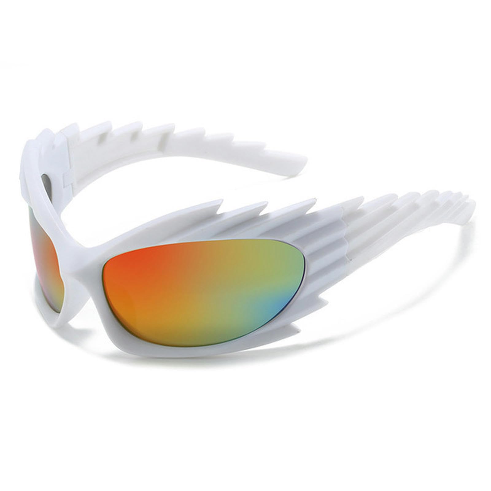 NOGRAX Okulary przeciwsłoneczne kocie oczy damskie retro gradientowe lustrzane gogle odcienie męskie sporty na świeżym powietrzu punkowe okulary przeciwsłoneczne