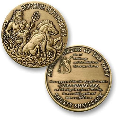 U.S. Navy Trusty Shellback Challenge Coin