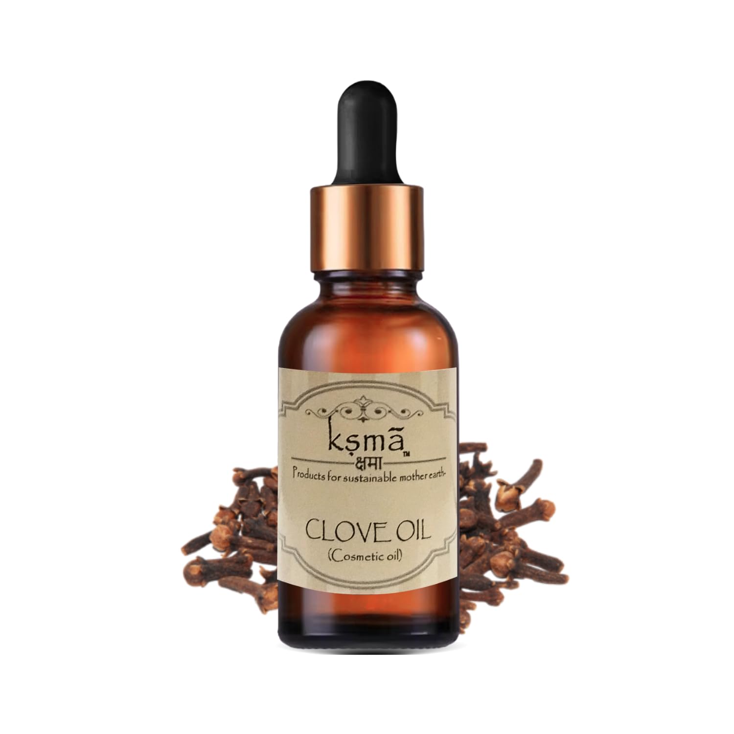 Ksma Clove Oil Luxury Premium Pure & Essential Oil - Cosmetic Grade for Skin & Hair Care (30ml)