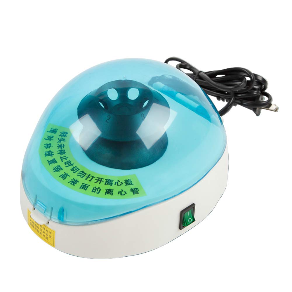 Fayelong Mini centrifugeuse à 4 000-12 000 tr/min, comprenant un rotor à 6 tubes et un rotor à bande pour PCR à 16 emplacements (12000)