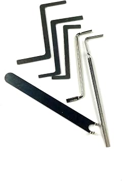 TPM Go Lock Pick Tensioner Locksmith Crowbar Set with 1pcs Car Pick Tension Tool Push Rod Kit for Opening (6PCS)