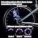 DAWAY LED Bike Wheel Lights - A12 Waterproof Cool Bicycle Tire Light (2 Pack), Safety Spoke Lights for Kids Adults Boys Girls Christmas Gifts, 30 Fun Bright Patterns, Auto & Manual Dual Switch