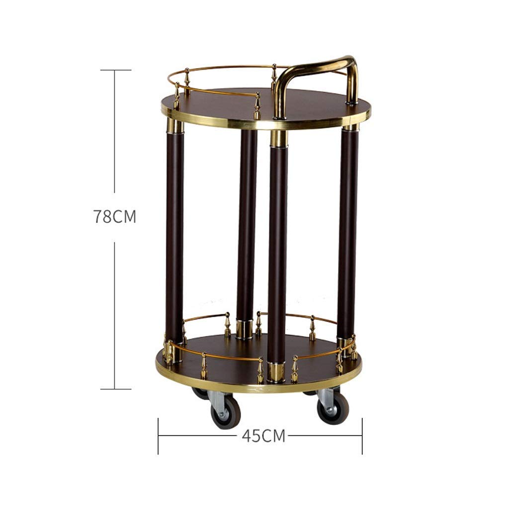 Carrito De Cocina De Acero Inoxidable con Estantes Y Ruedas, Carrito De Salón De Belleza Desmontable para Servir Y Recoger Bebidas, Ideal para Cocina, Hogar Y Oficina.