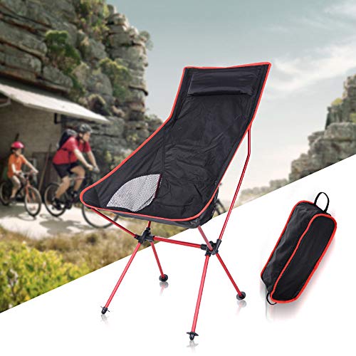 Chaise de pêche compressive et durable en aluminium avec table pliante - 6