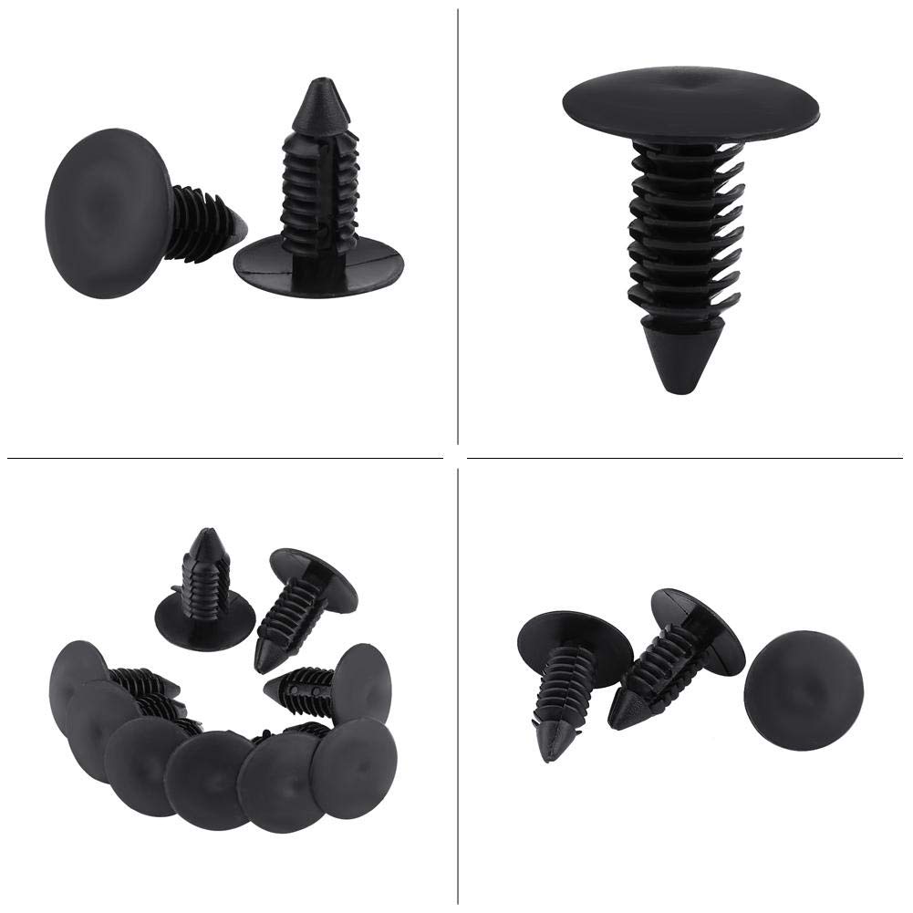 Asudaro 50 Clip Fissaggio Paraurti Per Auto | Rivetti Parafango 7,8 Mm | Morsetti Pannello In Plastica Auto - 2