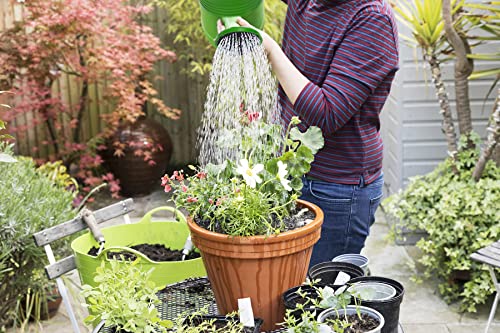 1.5 Gallon Watering Can For Outdoor & Indoor Plants, Large Garden Watering Pot With Lightweight And 5.5L Capacity, Plastic Watering Can With Long Spout And Metal Removable Sprinkler Head, Green #TOP5