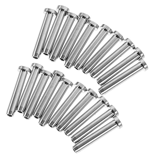 Tendeur de câble inoxydable invisible (lot de 20) pour la fixation de garde-corps et escalier