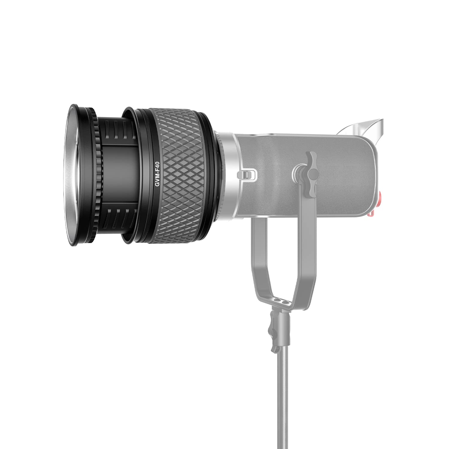GVM F40 Objectif Fresnel avec Bowens Monture, Objectif Lumière Vidéo COB, éclairage à sortie Continue pour le Tournage Photographique, Outil de Mise en Forme de l'éclairage pour l'enregistrement vidéo