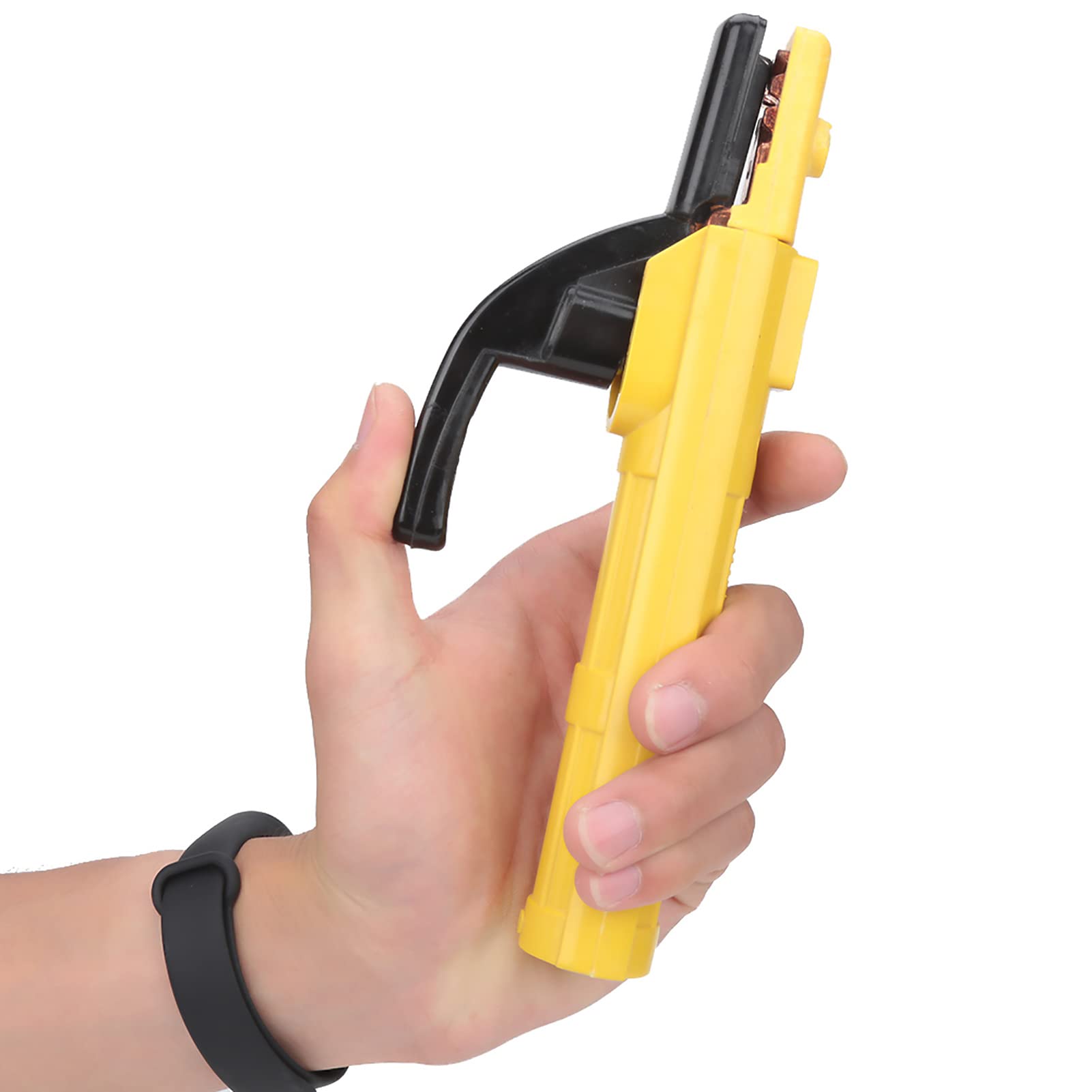 Welding Electrode Holder LeakagE Prevention Copper Rod Electric Welder Clamp Tool 300A for Welding Work