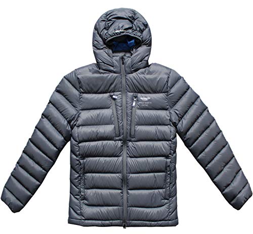 Hackett Aston Martin Racing - Chaqueta ligera de plumas de pato para hombre, talla S-XXL Gris Carbón / Gris M