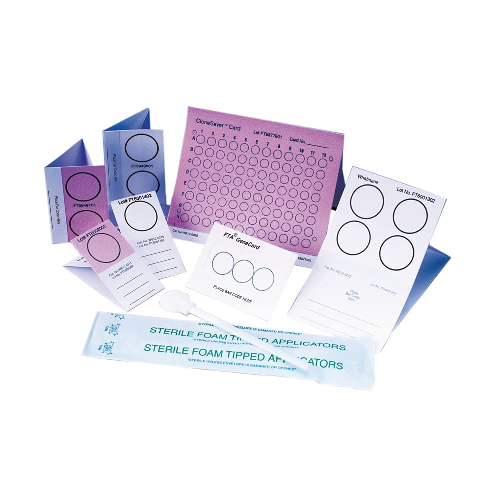 GE Bio-Sciences WB120211 Indicating FTA Micro Card, 125 µl Sample Area, 125 µl Total Volume (Pack of 100)