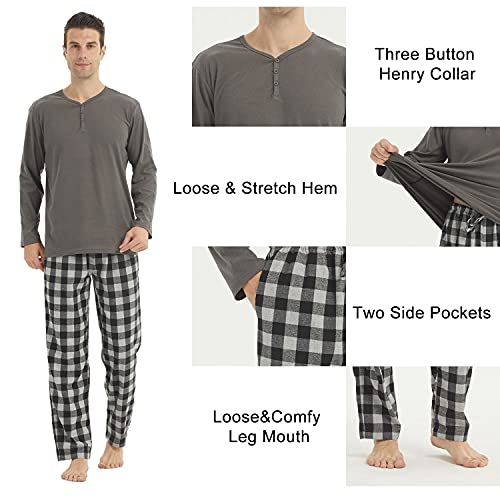 LANBAOSI-Conjunto-de-ropa-de-salon-termica-Henley-Camisas-de-manga-larga-Top-y-franela-a-cuadros-Pijamas-de-microfibra-ropa-de-dormir-conjuntos-de-pijamas-calidos LANBAOSI-Conjunto-de-ropa-de-salon-termica-Henley-Camisas-de-manga-larga-Top-y-franela-a-cuadros-Pijamas-de-microfibra-ropa-de-dormir-conjuntos-de-pijamas-calidos