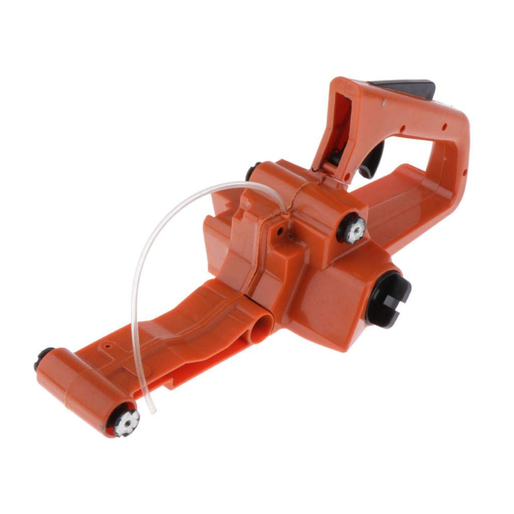Perfeclan Tank Trasero Mango Motosierra Gas Asa Plástico Ensamble Repuesto Compatible Modelo 137 142 Conveniente para Reparación Mantenimiento Recambio de
