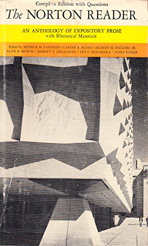 The Norton Reader; an Anthology of Expository P... B000Z3JSIM Book Cover