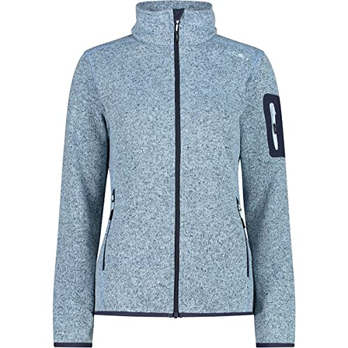 CMP - Knit-Tech-Jacke für Damen, Kristallblau-blaue Tinte, D40