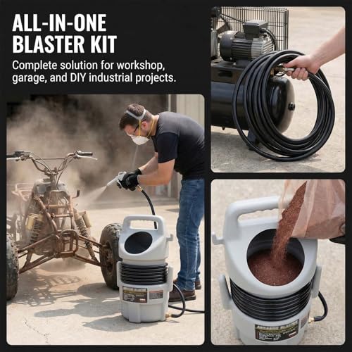 Anwick Portable Pneumatic Sandblaster Gun Kit