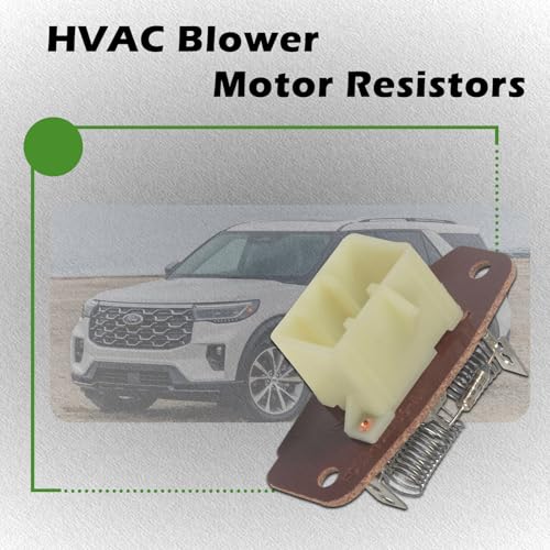 Image of HVAC Blower Motor Resistor Compatible with Ford F-250 F-350 F-450 F-550 F250 F350 F450 F550 Super Duty E-150 E150 E-250 E250 E-350 E350 E-450 E450 E-550 E550 Econoline Club Wagon Replace 4C2Z19A706AA