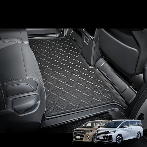 RXCARGO カーゴマット 3D アルファード ヴェルファイア 40系 R5.6-2列目 フロアマット カスタム 汚れ防止 防水 防傷 内装 ラバー製 カーパーツ 保護 立体 専用 水洗いOK