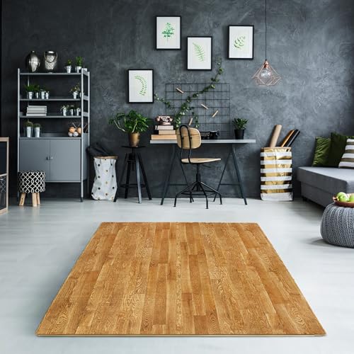 wood grain interlocking floor mats