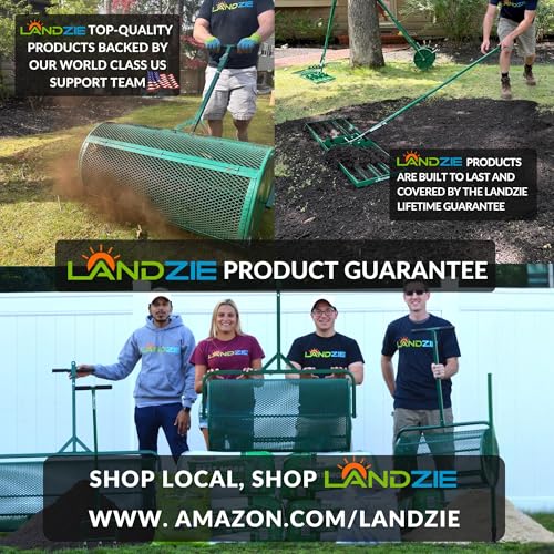 image for LANDZIE - The Original Lawn Leveling Rake – 36
