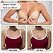 MITALOO 2026 Seamless Sticky Bra Silicone Adhesive Bra Push Up Invisible Strapless Backless Covers for Women Beige