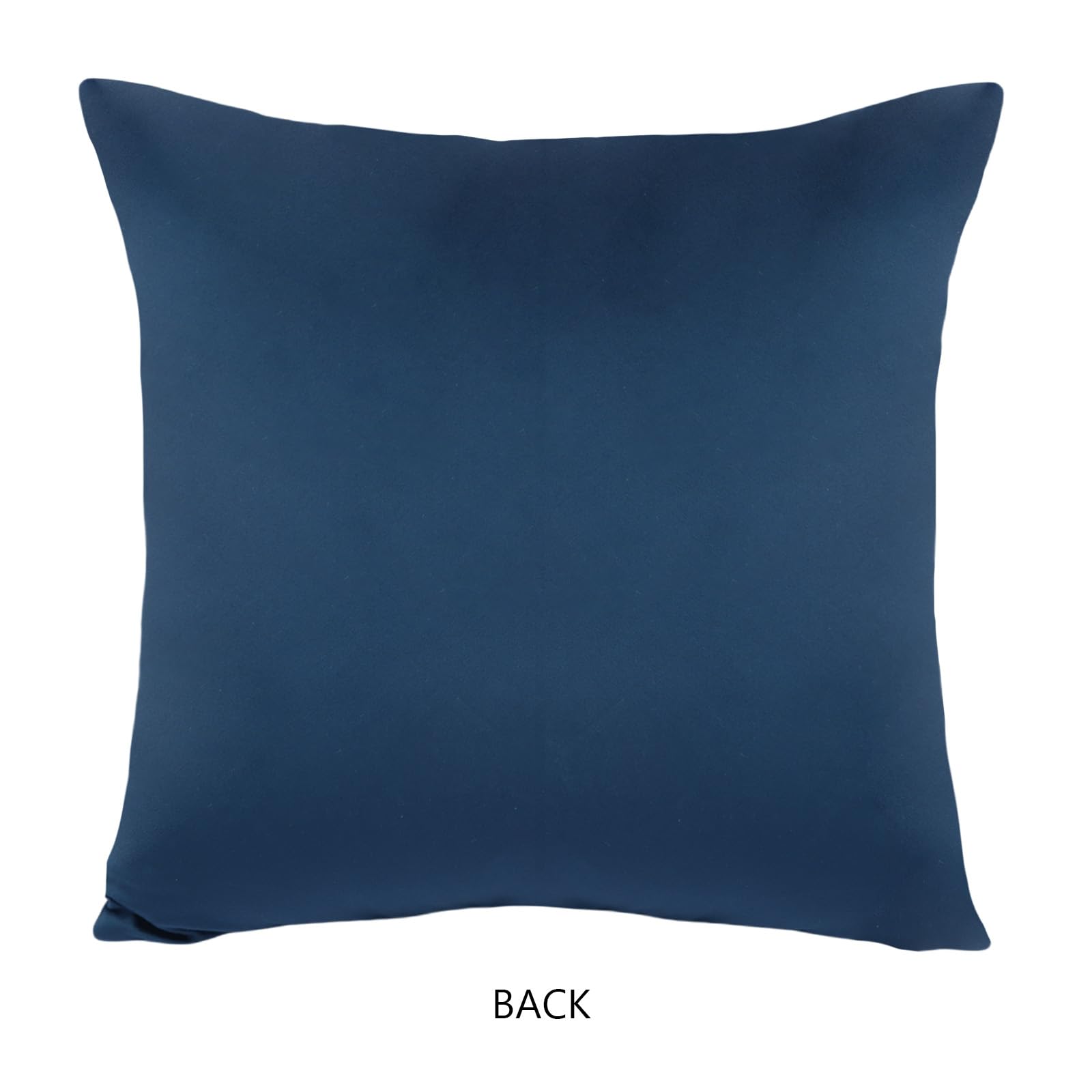 Betadistor Cushion Cover Blue Velvet Decorations Lovers Floral Gifts for Women Her Valentine's Day Decor Home Throw Pillow Case for Garden Livingroom Couch Patio Sofa 18X18 Set 2 - Image 4