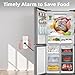 Power Failure Alarm, Upgrade 120dB Power Outage Alarm for Freezer, Power Outage Monitor with LED Indicator & Extender Socket, GFCI Circuit Failed Detector for Home, Garage, Basement