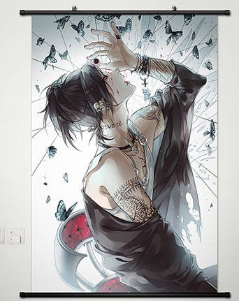 Anime Tokyo Ghoul Home Decor Poster Wall Scroll Janpan Art KUMOU TENKA Cosplay Kaneki Ken 23.6 x 35.4 Inches-162[A]