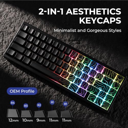 Image of XVX M67 60% Percent Keyboard Wireless, QMK /VIA Phantom Gaming Keyboard
