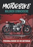  Motorbike Malbuch :: Motorrad Malvorlagen - Malbuch für Erwachsene